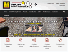 Tablet Screenshot of hp.seal-krete.com